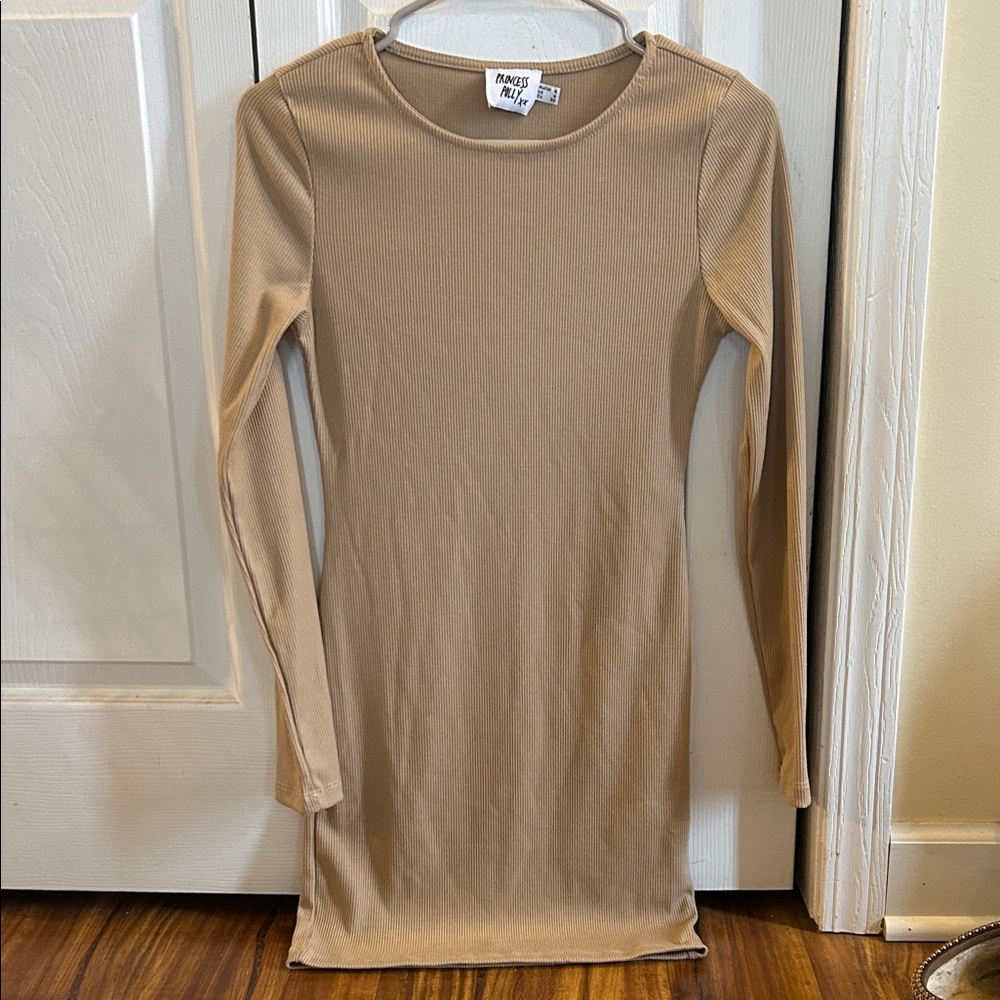 Princess Polly tan dress